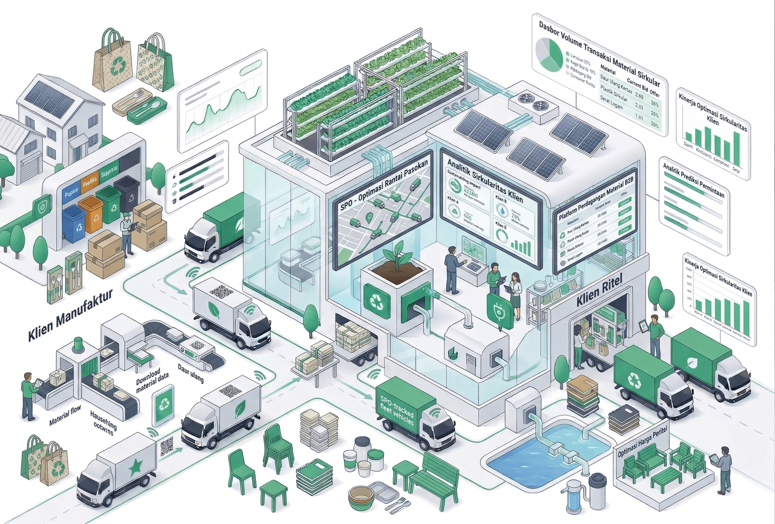 Dashboard Solusi Bisnis ESG Armada Kemasan